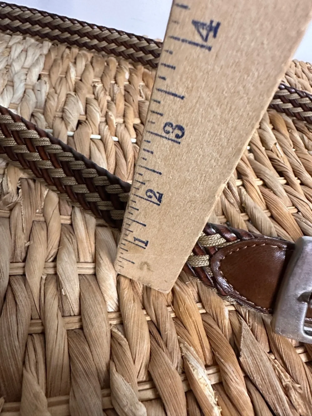 Men's Brown Braided Leather Belt -‎ Classic Casual Style